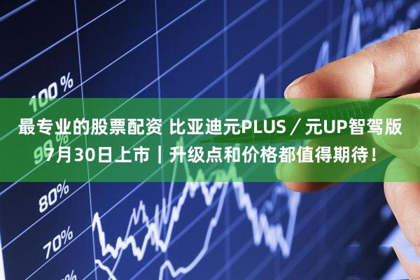 最专业的股票配资 比亚迪元PLUS／元UP智驾版7月30日上市｜升级点和价格都值得期待！